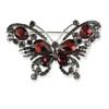 Fashion Crystal Butterfly Brooch Creative Hundred Matching Insect Pin Suit Sober and Fashionable Clothing Accessories Brooch Jewelry