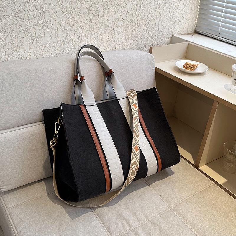 Women's Large Capacity Tote Bag - Versatile Crossbody/Shoulder Handbag for Autumn/Winter 2024