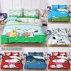Anime Bedroom Duvet Set Bedding Cover Polyester Christmas Decorations