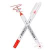 Dual-Tip Fine Marker Pen: Oil-Based, Quick-Dry, Fade-Resistant, Waterproof, Ideal for Woodworking & Plumbing.
