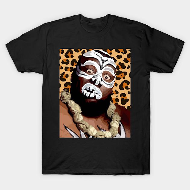 

Men Black Print T-shirt Kamala The Ugandan Giant No-Cut Transfer Paper Print Cotton Tshirt M