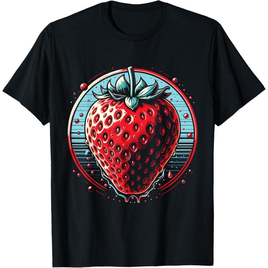 

Фрукты Клубника Клубника Футболка XL чёрный
