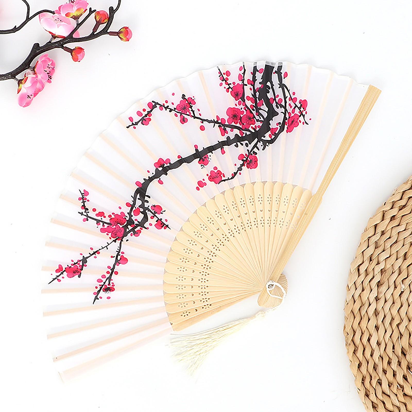 

Антикварный веер, китайский веер, антикварный складной веер, танцевальный веер One Size