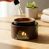 Ceramic Essential Oil Burner Wax Melt Warmer Burner Candle Heating Holder Essential Oil Diffuser for Spa Aromatherapy