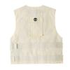 Timberland Raeburn Solid Color Detachable Pocket Round Neck Zipper Vest Unisex Vests A5ZU1-CR3