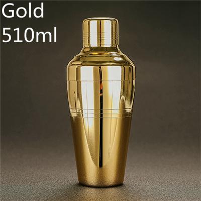 510ml Stainless Steel Cocktail Boston Bar Shaker Japanese Style Mirror Finish Bar Wine Drink Mixer Set Barware