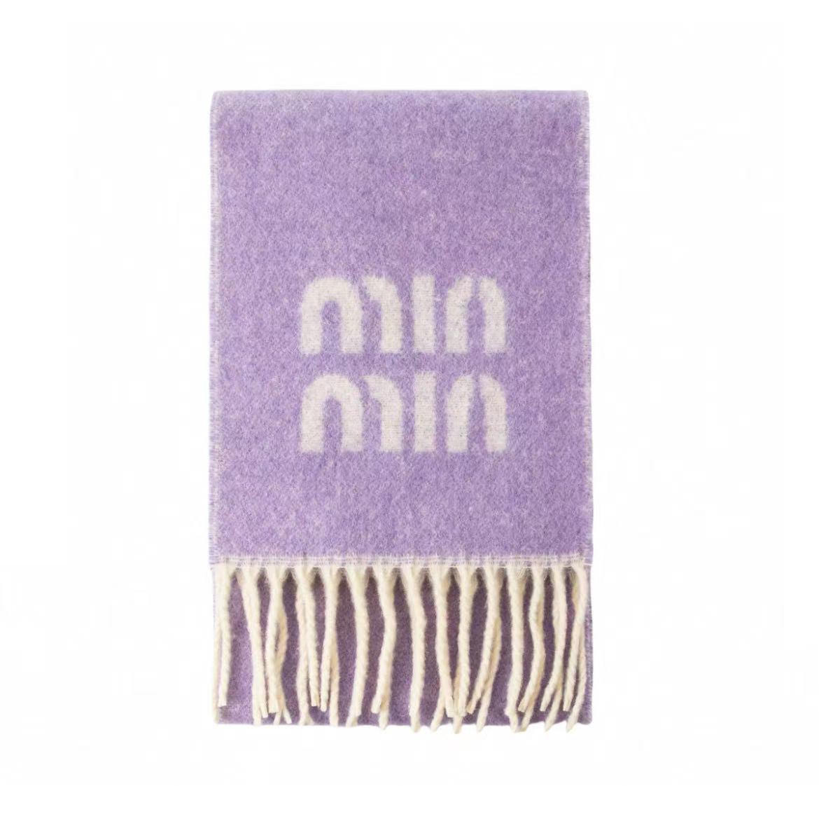 

Autumn/Winter Women s Solid Color Mohair Imitation Cashmere Scarf with Korean Letter Design
