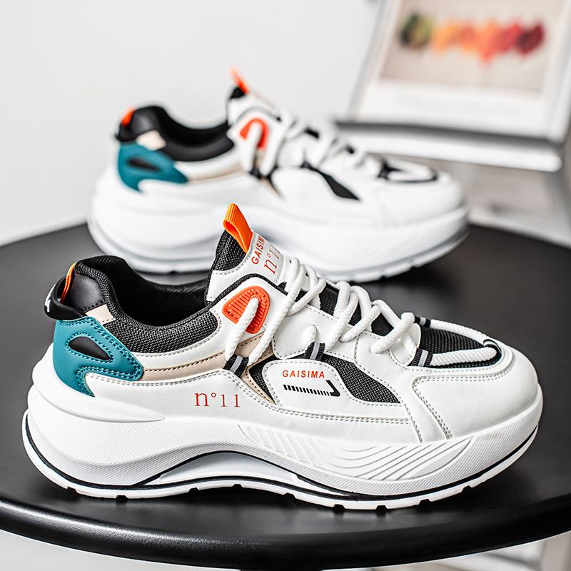 New Fashion New Men's Fashion Casual Low Top Sports Shoes Students Thick Sole Comfortable Sneakers Boys Male Classic Breathable Basketball Shoes