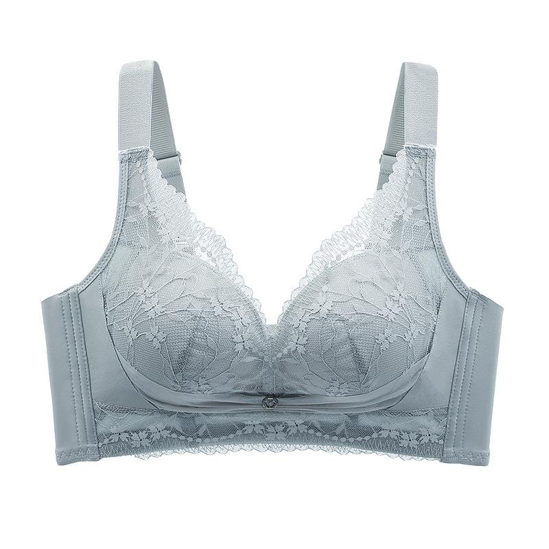 Palm Cup Bra Women's Gathering Sexy Lace Bra Women's Anti Sagging Bra Women's Underwear