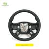 Compatible with 2020+ Land Rover Defender 110/90: Carbon Fiber Nappa Steering Wheel with Alcantara Paddle Shifters & Clock Spring.