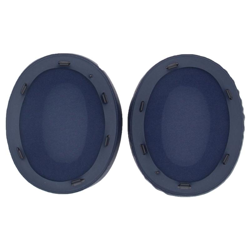 1 Pair Earphone Cover Ear Pads Headphone Cushion Protein Leather Earmuff for WH-XB910N XB910N Headset Replacemnt Part