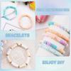Polymer Clay and Letter Beads Friendship Bracelet Kit - 4000 Beads, 32 Grids
