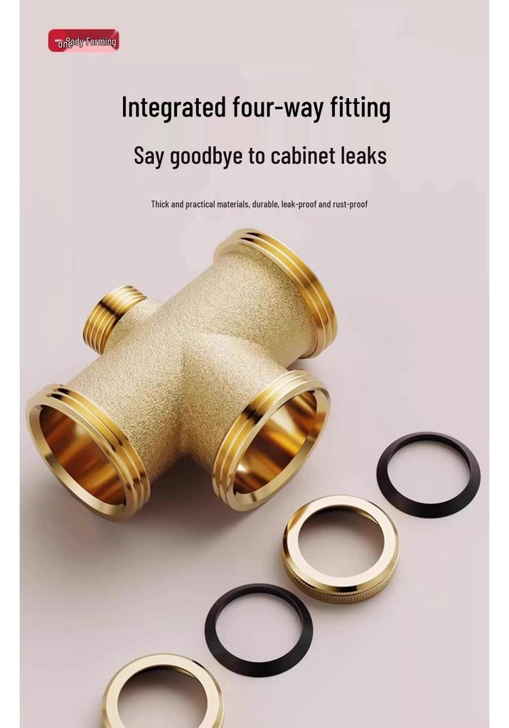 Stainless Steel Double Bowl Kitchen Sink Drain Pipe Set with Anti-odor Feature