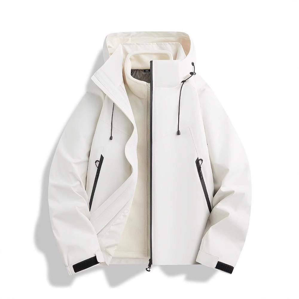 Woodpecker Women's 2025 3-in-1 Windproof Waterproof Jacket for Spring & Autumn Camping and Hiking