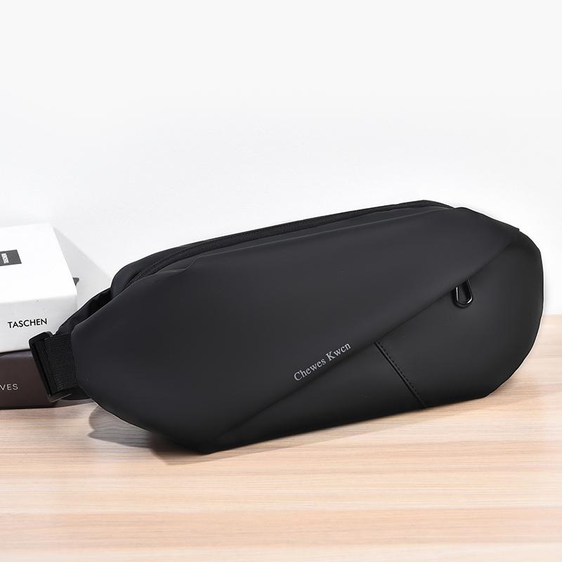 Herren Minimalistische Brusttasche Moderne Sling Bag für Alltagsutensilien Leichte & Kompakte Hüfttasche