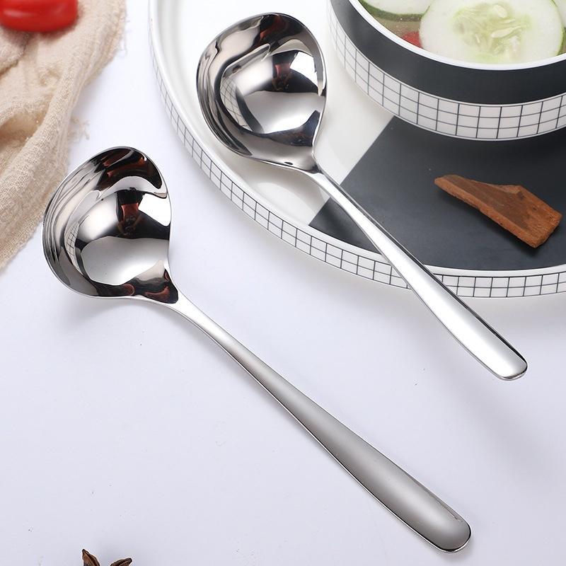 304 Stainless Steel Soup Spoon Deepen Thickened Large Capacity