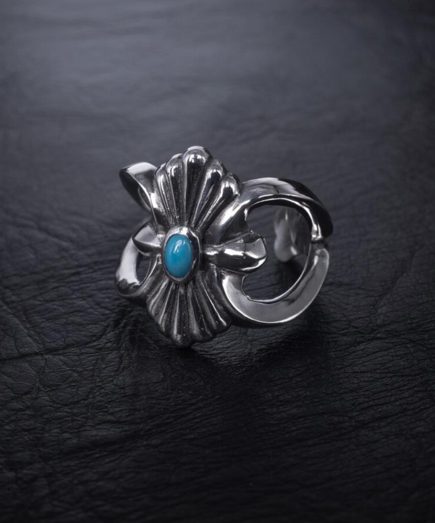 Josilver Morning Glory Ring (Turquoise)