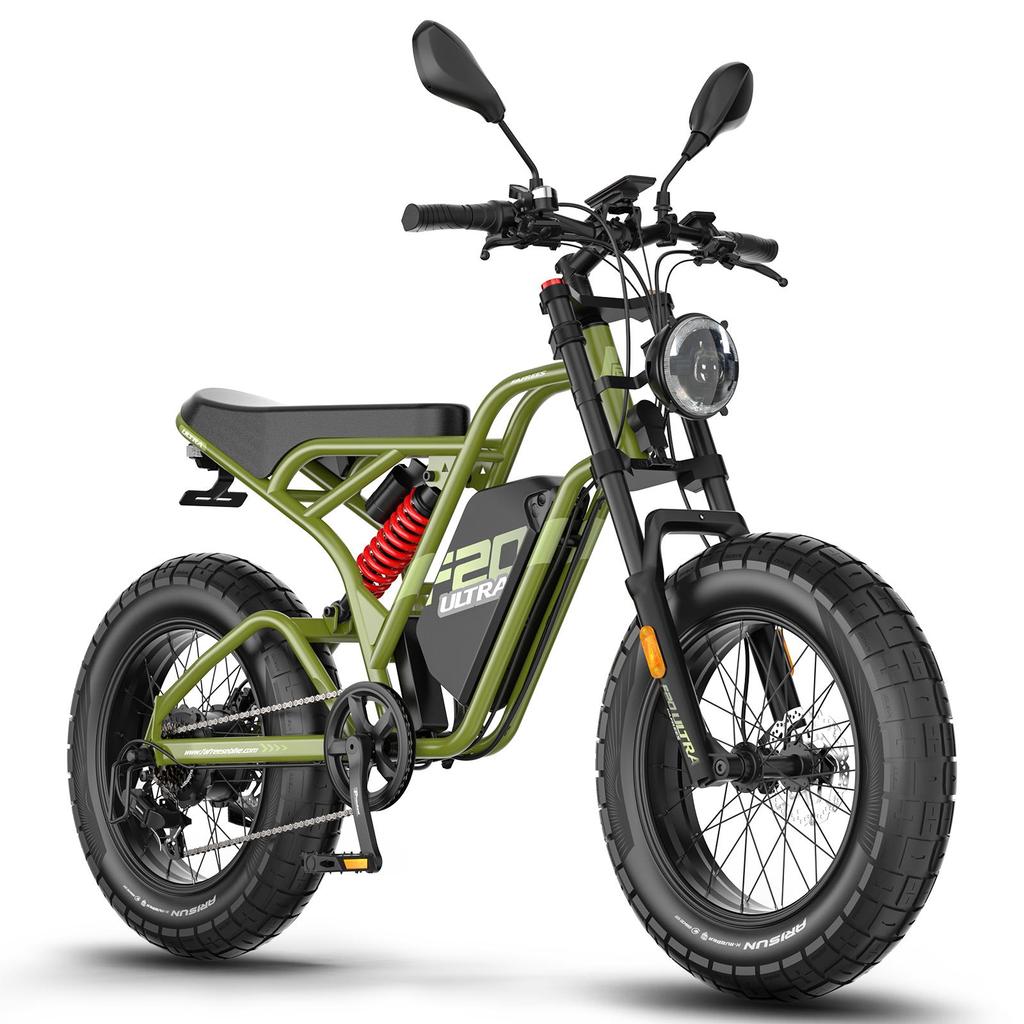 Electric Bicycle FAFREES F20 Ultra 20" 750W Motor Electric Bike Adult Top Speed 45Km/h 48V 25AH Range 140Km Load 180Kg