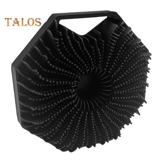 

Силиконовая щетка для ванны, отшелушивающая щетка для чувствительной кожи с нескользящей ручкой, экологически чистая щетка для тела чёрный