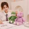 Small Elephant Rabbit Doll Plush Toy Frog Hippo Doll Girl Soothing Ragdoll Valentine's Day Gift