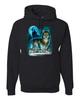 Wolf Howling At the Full Moon Wolf Pack Animals Unisex Graphic Hoodie Sweatshirt