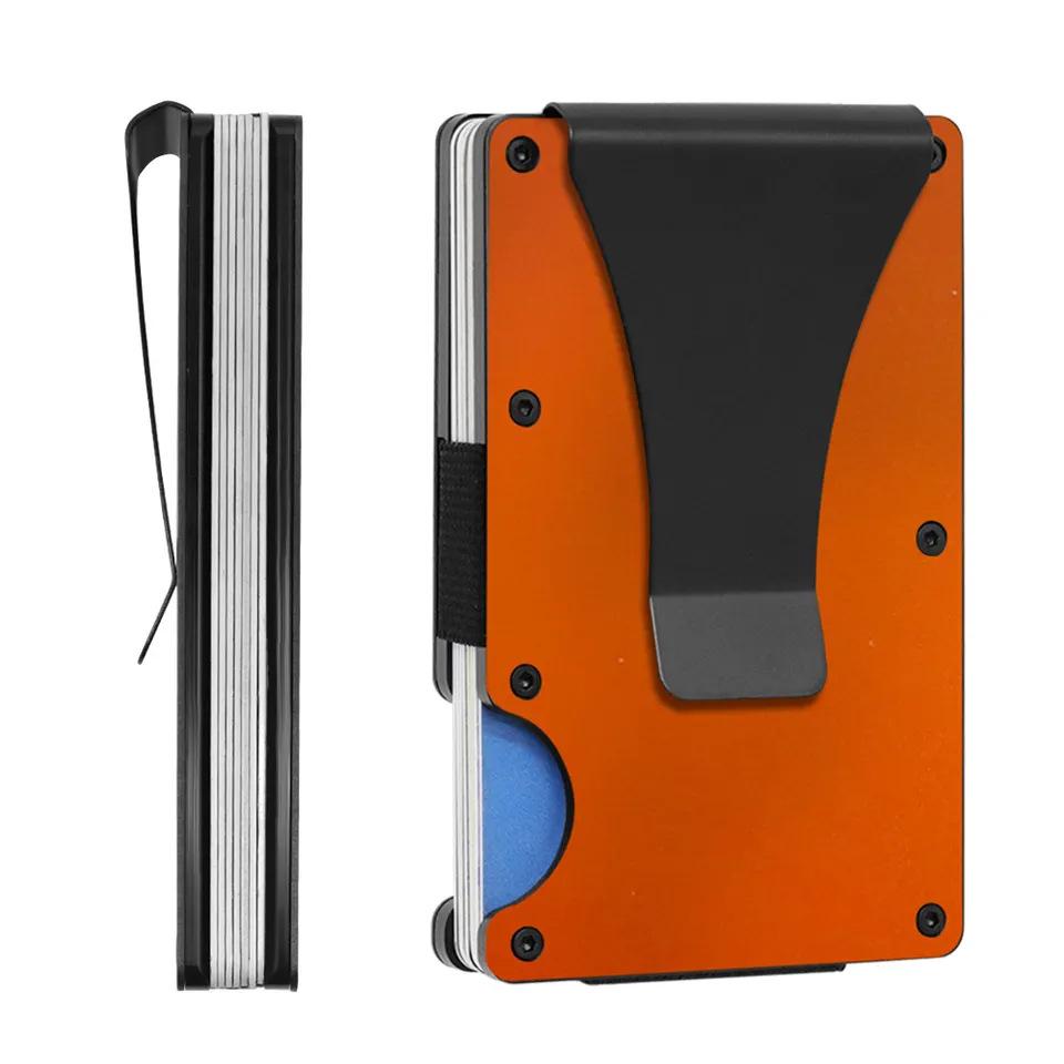 Aluminum Alloy RFID Anti-theft Credit Card Holder