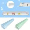 Large Silicone Bathtub Side Splash Guard Durable,Easy Clean Anti Splash Barrier with Rounded Corners Drain Holes, Bathtub Safety Clutter Free Bathing