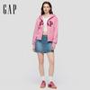 GAP Women's Logo Fleece Full-Zip Hoodie