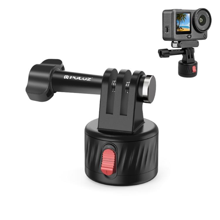 PULUZ Action Camera 1/4 inch Magnetic Base Adapter (Black) чёрный