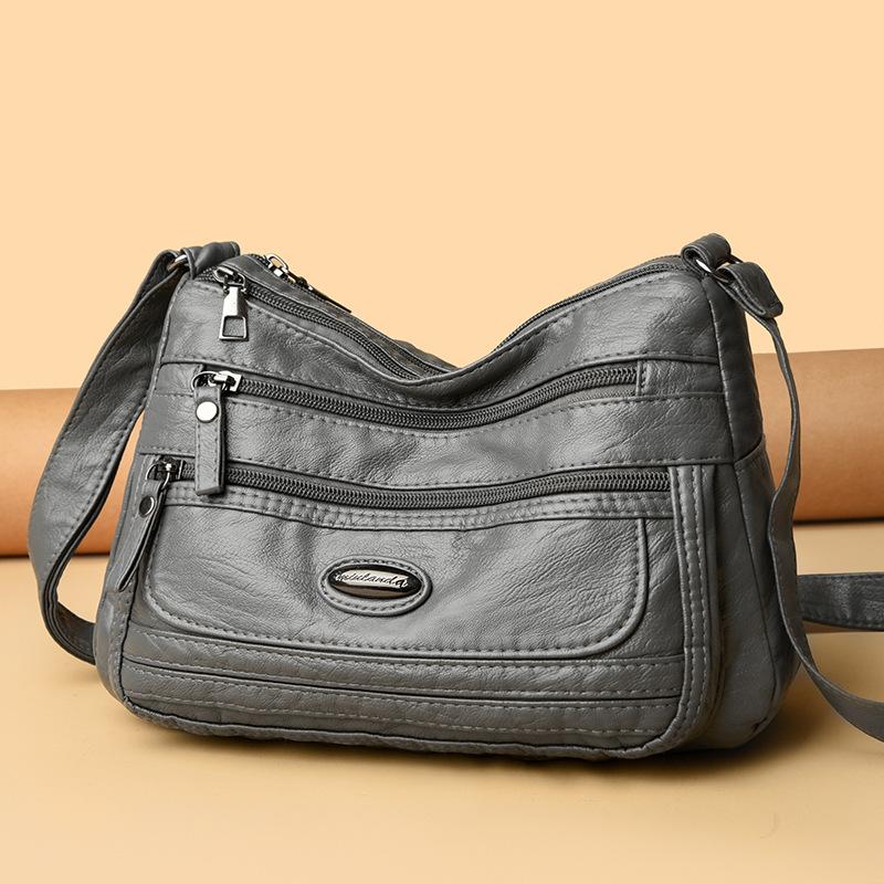 Fashion Crossbody Bag Women's Bag Mother Bag Single Shoulder Bag Lightweight Soft Pu Crossbody Bag Every Single Shoulder Bag