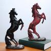 Long-lasting Horse Decoration Simulated Horse Figurine Vintage Resin Horse Figurine Office Decoration Sculpture Pony Statue
