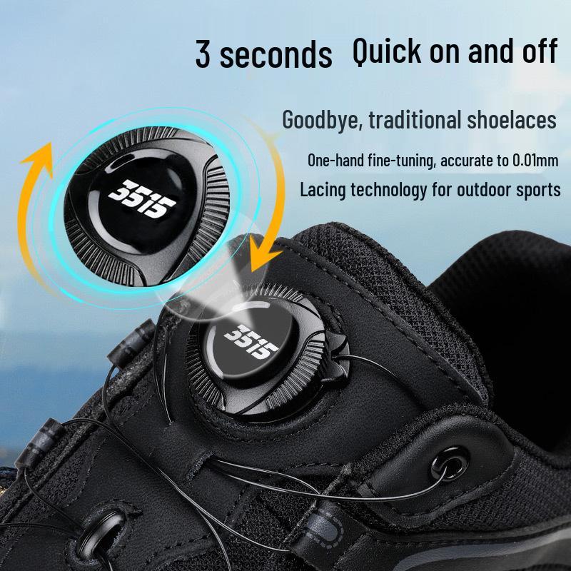 Jinhua 3515 Qiangren Lightweight Non-slip Wear-resistant Breathable Puncture-resistant Spring/Autumn Hiking & Casual Shoes