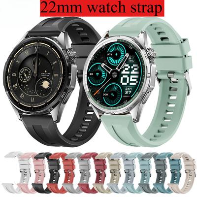 22mm Silicone Strap For Huawei Watch GT 6 Pro 46mm Sports Band Watchband For Huawei Watch 5 GT6/5/4 For Redmi 5 Active Bracelet