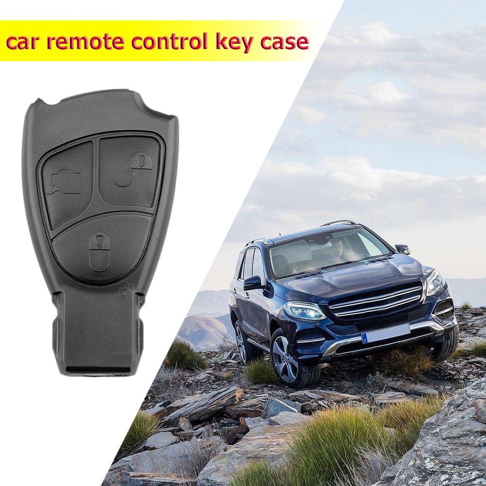 10-1pcs Car Remote Key Shell Automotive 3 Buttons Key Case Cover for Mercedes Benz W203 W204 W211 Car Interior Accessories