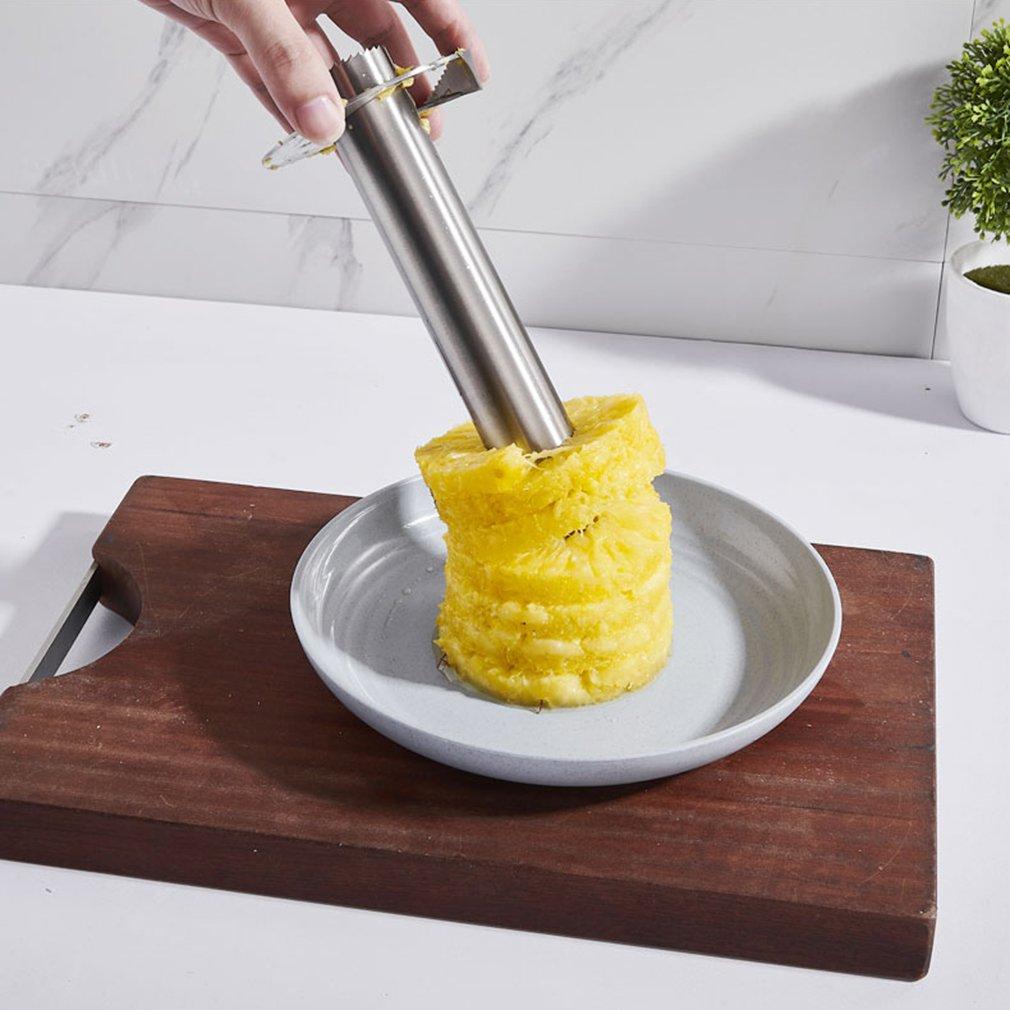 

Овощечистка из нержавеющей стали, роторная овощечистка для ананасов, гуманизированная конструкция ручки, острая пилообразная быстрая и трудоемкая овощечистка