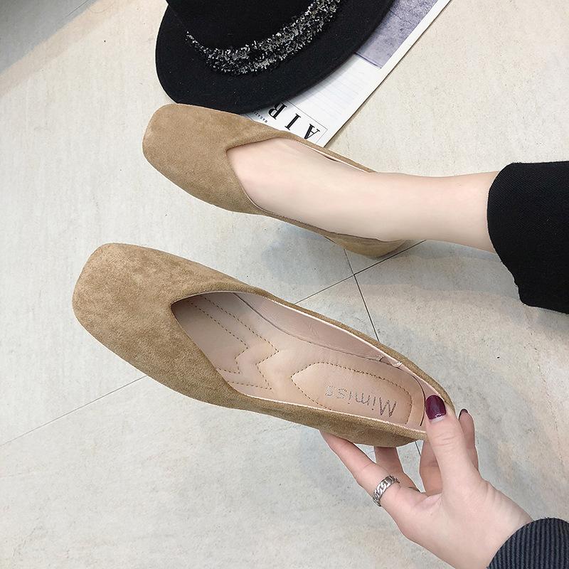 Single shoes women's flat bottom 2025 new soft sole spring and autumn evening evening evening autumn and winter shoes grandma black gentle beanie shoe