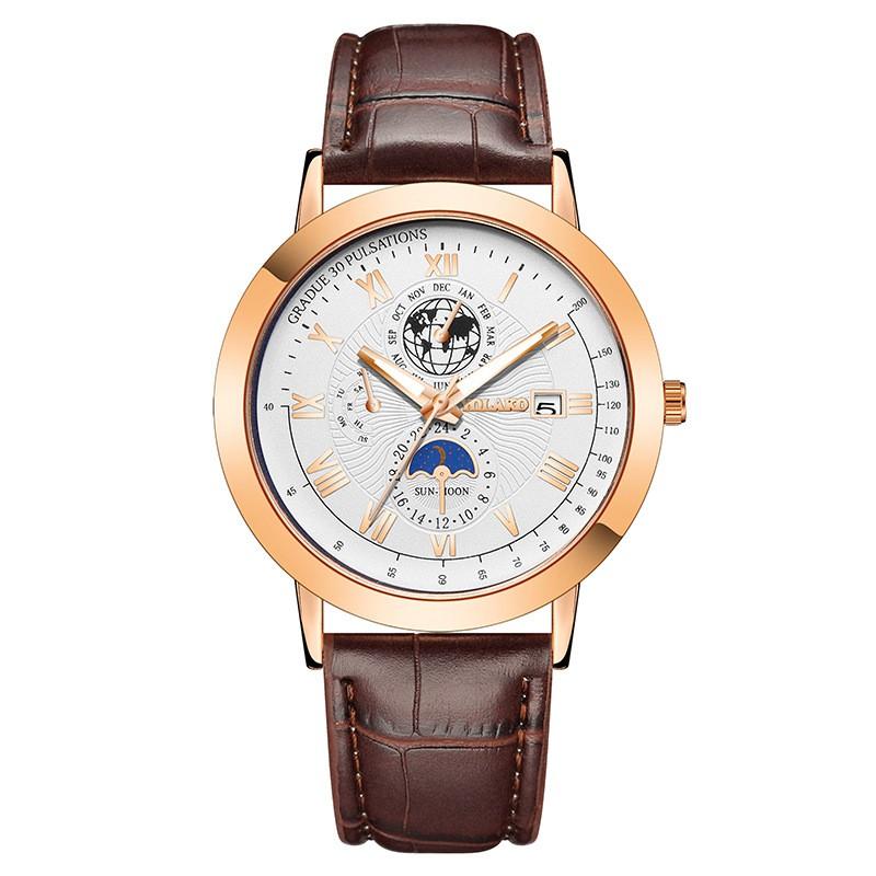 Men's Waterproof Luminous Running Alarm Clock Watch