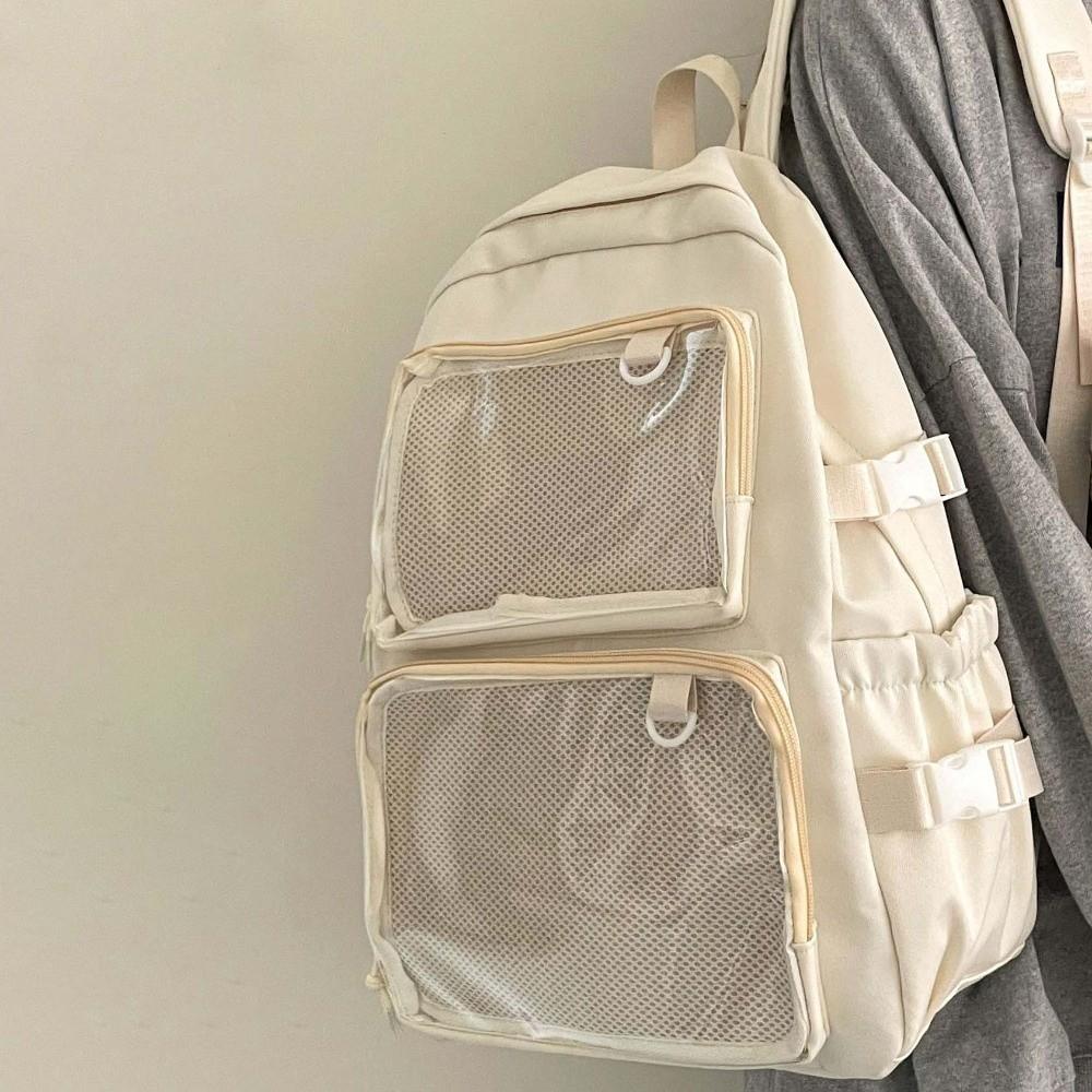 Durable Students School Bag Dustproof Large Capacity Daypack Nylon Ita Backpack  for Gift