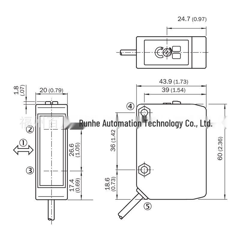 WTB250-2P1141 Sick Sensor 6044680: Compact Original Photoelectric Switch in Stock WTB250-2P1141