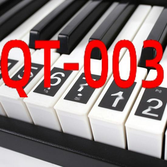 Цветные наклейки для клавиатуры пианино с 88 клавишами для электронного органа