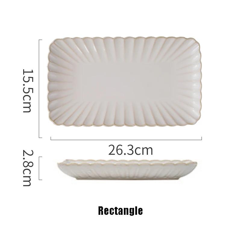 White Ceramic Plate Set Home Dinner Plate Bowl Steak Salad Tableware Creative Nordic Breakfast Dishes Plates Sets Coffee Mug Cup