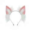 Handmade Kawaii Lolita Wolf Ear Headband Plush Animal Ears Cosplay Accessory Anime Convention
