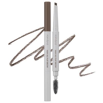Lápis de sobrancelhas Rom&Hanall Flat, 0,17 g, c2 Gray Stope, 1 un.