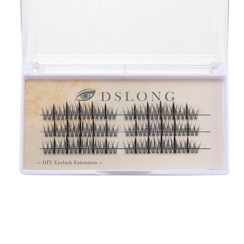 

Handmade Dramatic Fluffy Criss-cross Individual Lashes V-shape Segment False Eyelashes