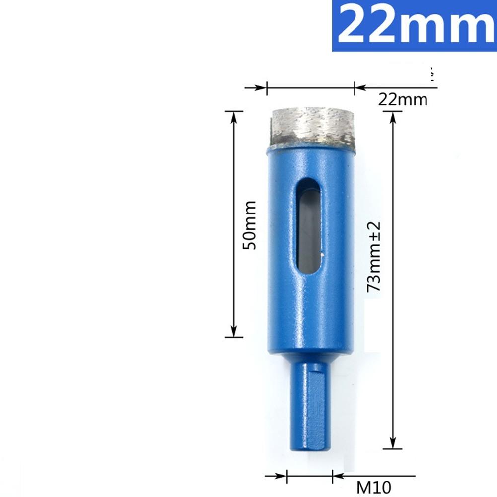 Protable Reliable Diamond Drill Core Bits Glass Hole Blue Coated Cutting