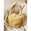 Women's Pu Soft Leather Bag Small Handbag 2025 Summer New Arrival Leisure Bucket Bag Fashion All-Match Shoulder Messenger Bag for Women