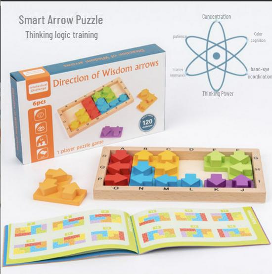 Seven-Layer Wooden Rainbow Stacking Tower - Early Education Toy for Infants