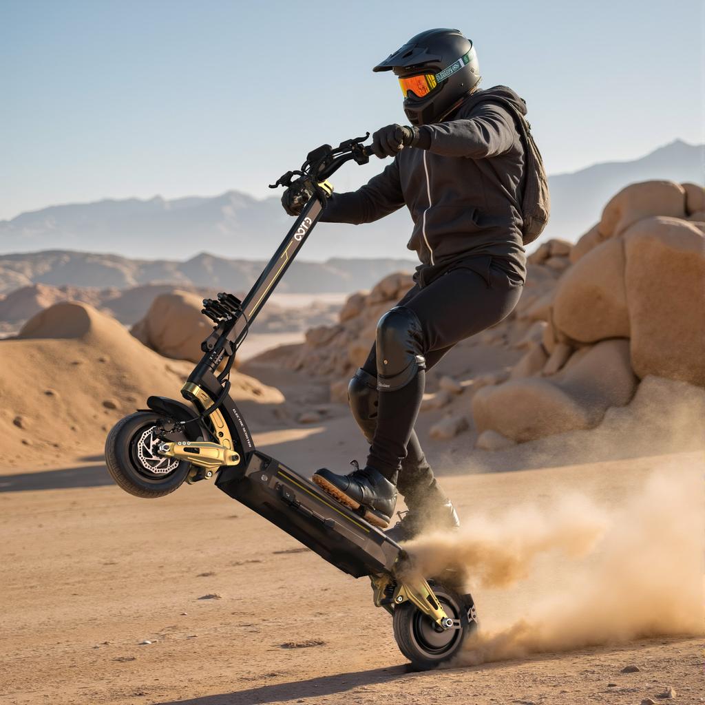 OOTD S30 Elektroroller Faltbar 1200W * 2 52V 23.4Ah 10*2.75 Zoll Reifen folk e-Scooter 65 km/h Unterstützt Hydraulische Droke APP