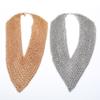 European Chain Collar Necklace With Iron Material Fringe For Party Ideas Gift