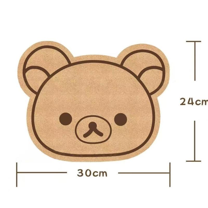 

Фетровая доска Rilakkuma Мультяшный медведь Настенная наклейка Нескользящая Утолщенная Доска для сообщений в спальне Персонализированные Памятные Фото Подарки